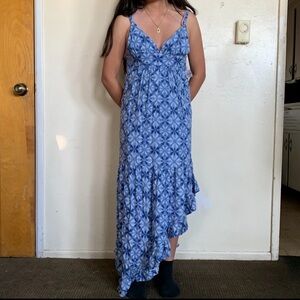 Arizona Jean Company Blue Asymmetrical Dress